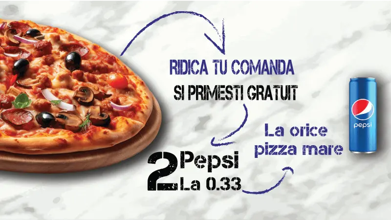 Livrare pizza nonstop in Bucuresti